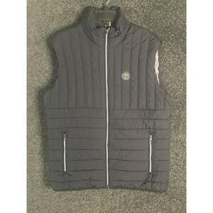 Timberland Puffer Vest Mens XL Black Cold Weather Outdoor